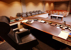 Picture of a Courtroom.